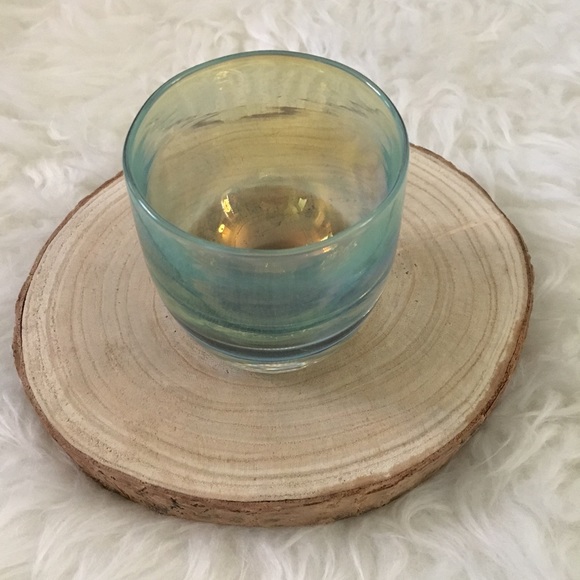 ❌SOLD❌ Blue & Gold Exotic glassybaby Votive - Picture 5 of 8